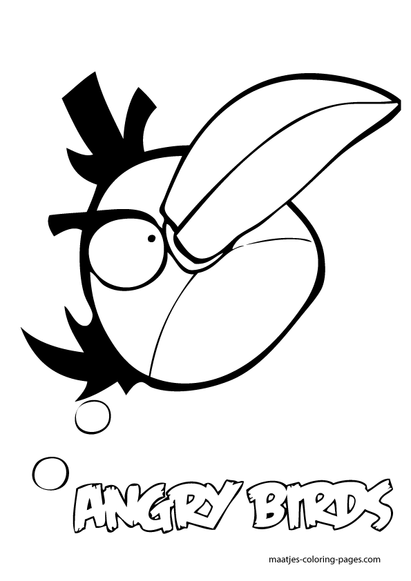 Angry Birds Coloring Pages