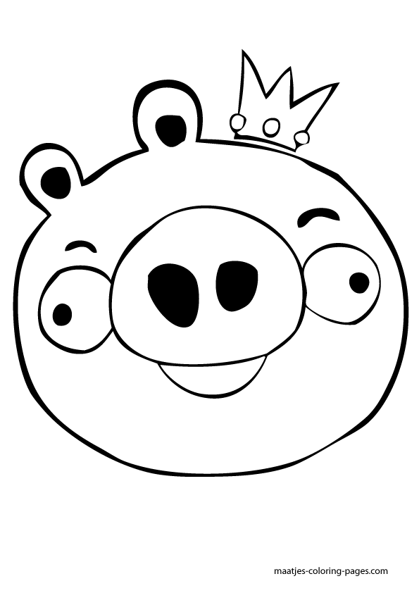 Angry Birds Coloring Pages