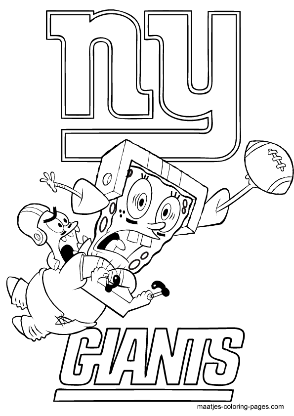 New York Giants, Spongebob and Patrick