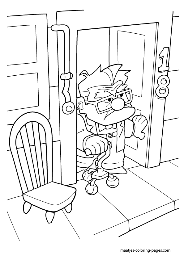 Up Coloring Pages