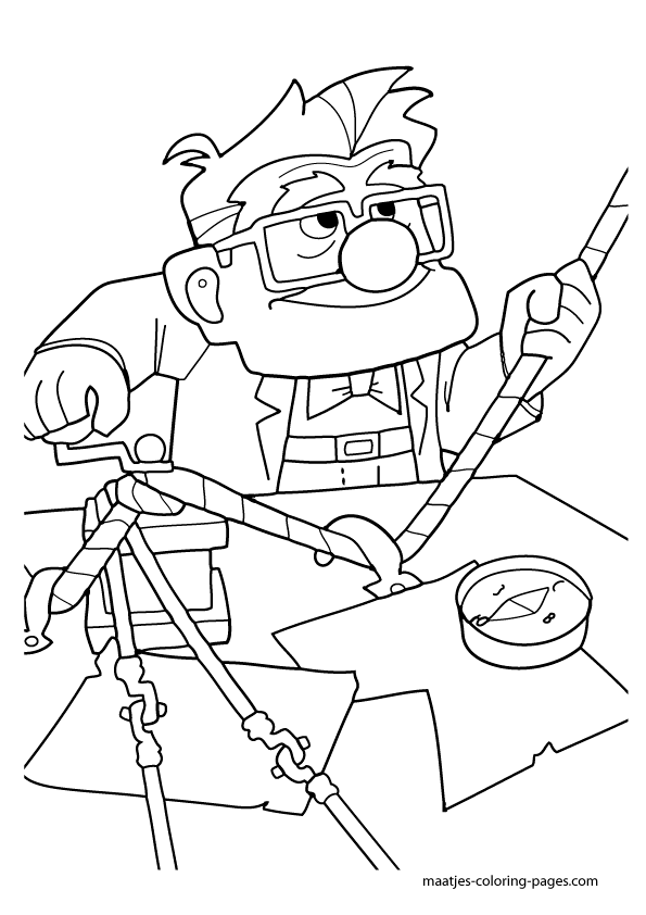 Up Coloring Page