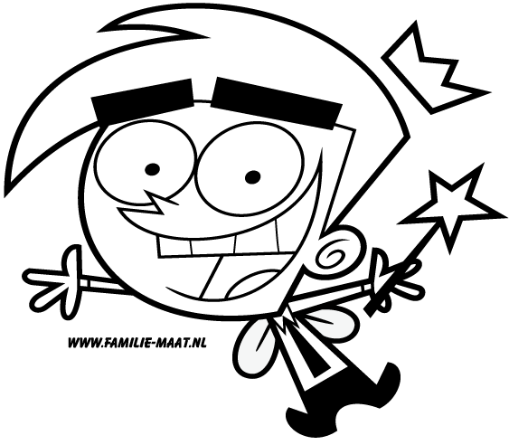 fairly odd parents coloring pages games free - photo #45