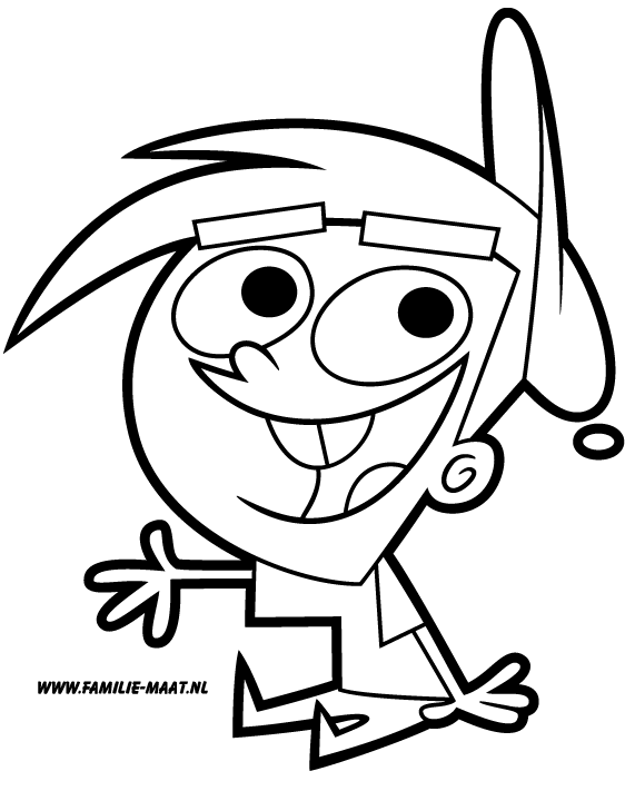 fairly odd parent coloring pages - photo #43