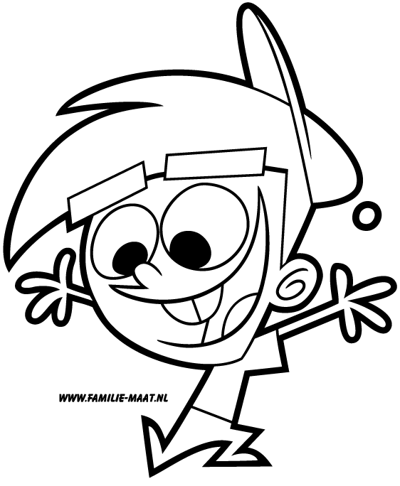 fairly odd parents christmas coloring pages - photo #20