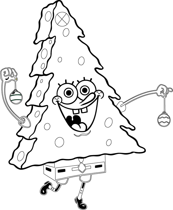 Nickelodeon Kerst Kleurplaat Spongebob Images and Photos finder