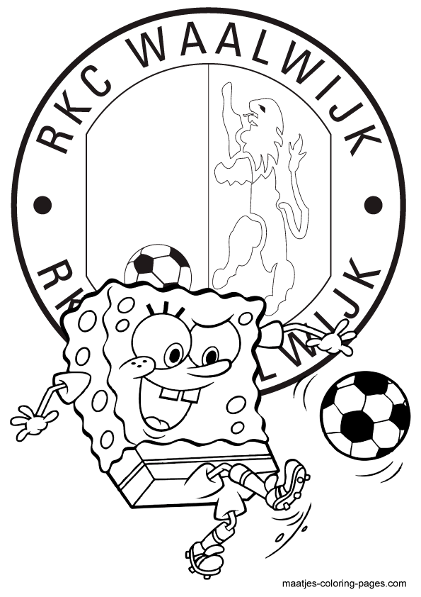 RKC SpongeBob SquarePants Kleurplaat