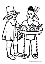 thanksgiving coloring pages